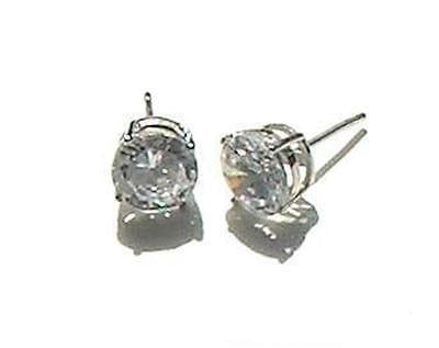 Men/ Women's 2ct Brilliant Cut Stud Earrings Solid 925 Sterling Silver - Edwin Earls Jewelry
